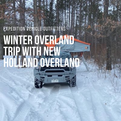 Michigan Overland Winter Trip with New Holland Overland